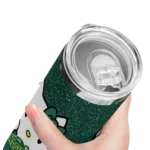 personalized-north-dakota-state-bison-hello-kitty-green-black-skinny-tumbler-best-selling.webp