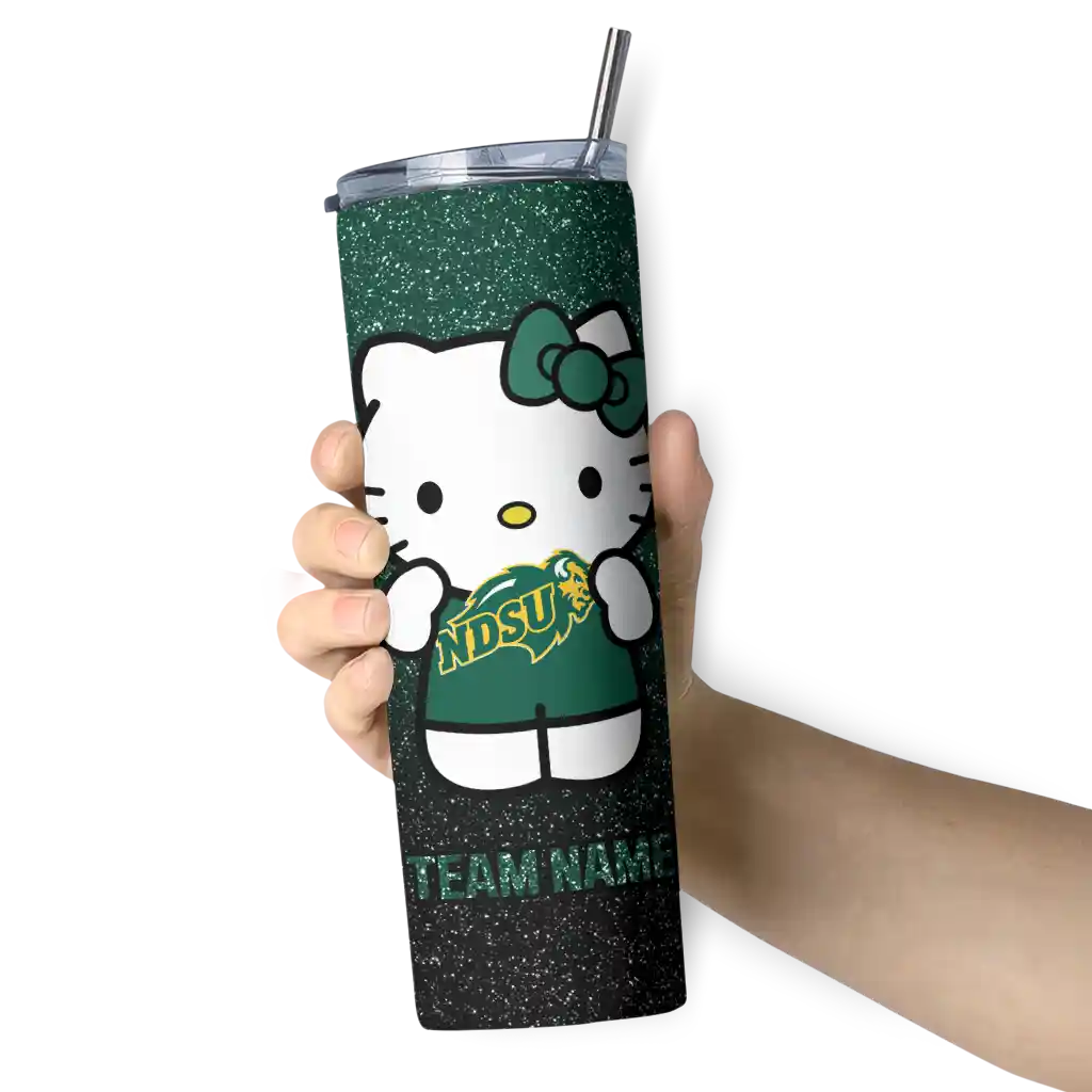 personalized-north-dakota-state-bison-hello-kitty-green-black-skinny-tumbler-premium-grade-1.webp