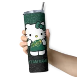personalized-north-dakota-state-bison-hello-kitty-green-black-skinny-tumbler-best-selling.webp
