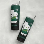 personalized-north-dakota-state-bison-hello-kitty-green-black-skinny-tumbler-best-selling.webp