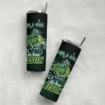 personalized-north-dakota-state-bison-rose-romance-green-black-skinny-tumbler-best-selling.webp