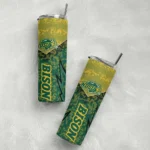 personalized-north-dakota-state-bison-spiral-burst-print-green-skinny-tumbler-best-selling.webp