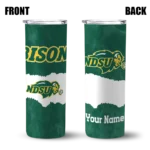 personalized-north-dakota-state-bison-torn-band-green-white-skinny-tumbler-best-selling.webp