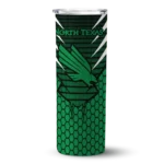 personalized-north-texas-mean-green-chevron-stripes-green-skinny-tumbler-best-selling.webp