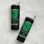 personalized-north-texas-mean-green-helmet-belt-green-black-skinny-tumbler-best-selling.webp