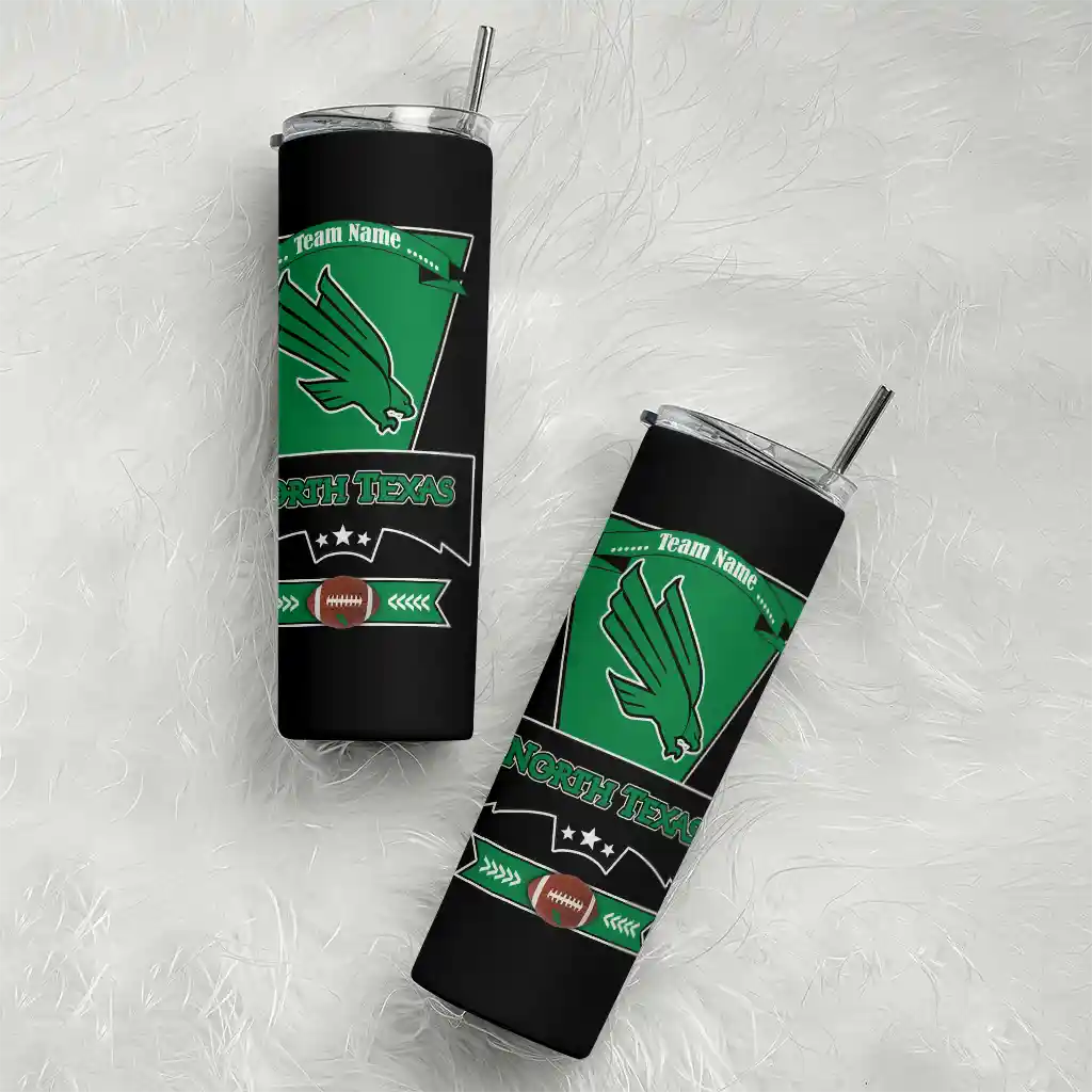 personalized-north-texas-mean-green-helmet-belt-green-black-skinny-tumbler-top-rated.webp