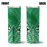 personalized-north-texas-mean-green-monogram-burst-green-white-skinny-tumbler-best-selling.webp