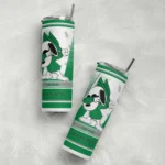 personalized-north-texas-mean-green-snoopy-dog-green-white-skinny-tumbler-best-selling.webp