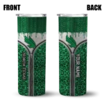 personalized-north-texas-mean-green-sparkle-drip-green-skinny-tumbler-best-selling.webp
