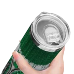 personalized-north-texas-mean-green-sparkle-drip-green-skinny-tumbler-best-selling.webp