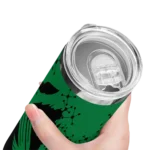 personalized-north-texas-mean-green-star-pop-green-black-skinny-tumbler-best-selling.webp