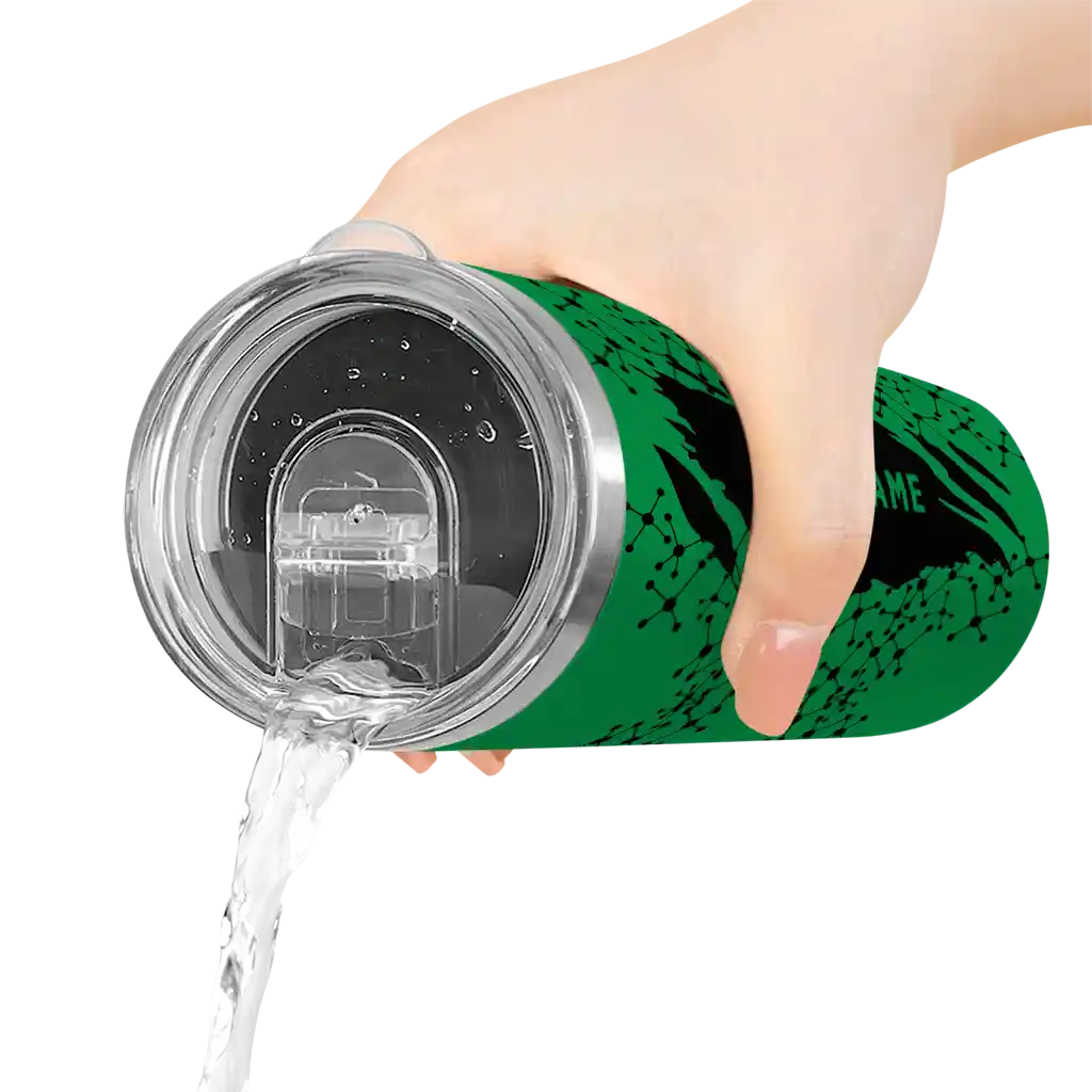 personalized-north-texas-mean-green-star-pop-green-black-skinny-tumbler-latest-model.webp