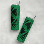 personalized-north-texas-mean-green-star-pop-green-black-skinny-tumbler-best-selling.webp