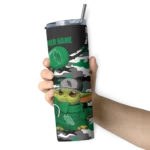 personalized-north-texas-mean-green-yoda-camo-green-black-skinny-tumbler-best-selling.webp