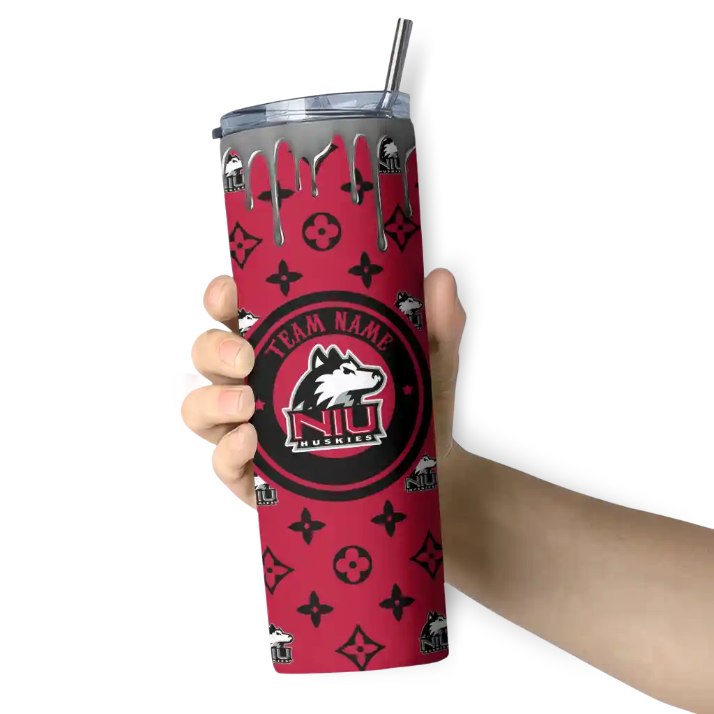personalized-northern-illinois-huskies-camo-streak-red-skinny-tumbler-premium-grade.webp