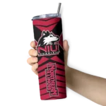 personalized-northern-illinois-huskies-camo-texture-red-skinny-tumbler-best-selling-1.webp