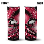 personalized-northern-illinois-huskies-helmet-clash-red-skinny-tumbler-best-selling.webp