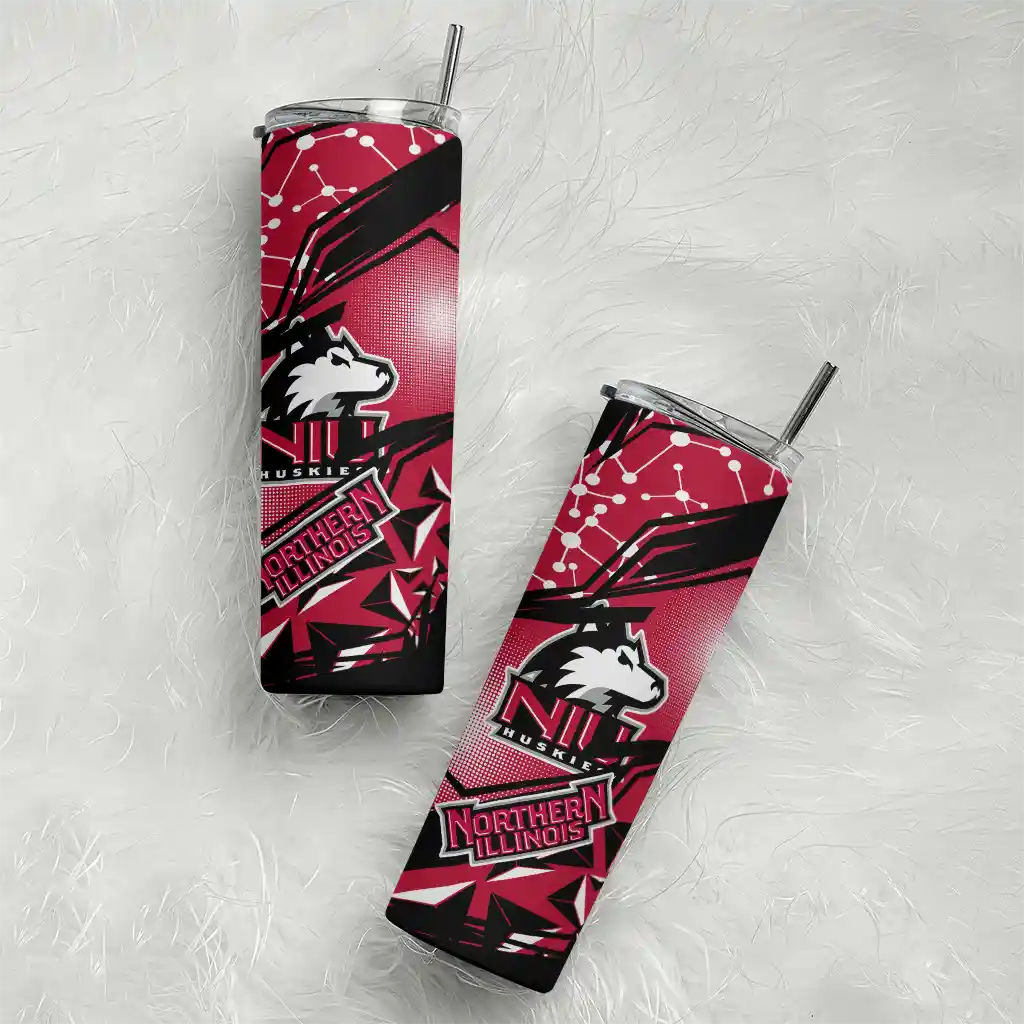 personalized-northern-illinois-huskies-helmet-clash-red-skinny-tumbler-top-rated.webp