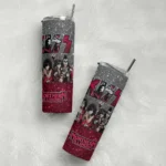 personalized-northern-illinois-huskies-kiss-band-silver-skinny-tumbler-best-selling.webp