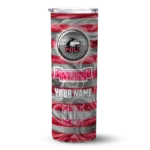personalized-northern-illinois-huskies-patterned-waves-red-skinny-tumbler-best-selling.webp