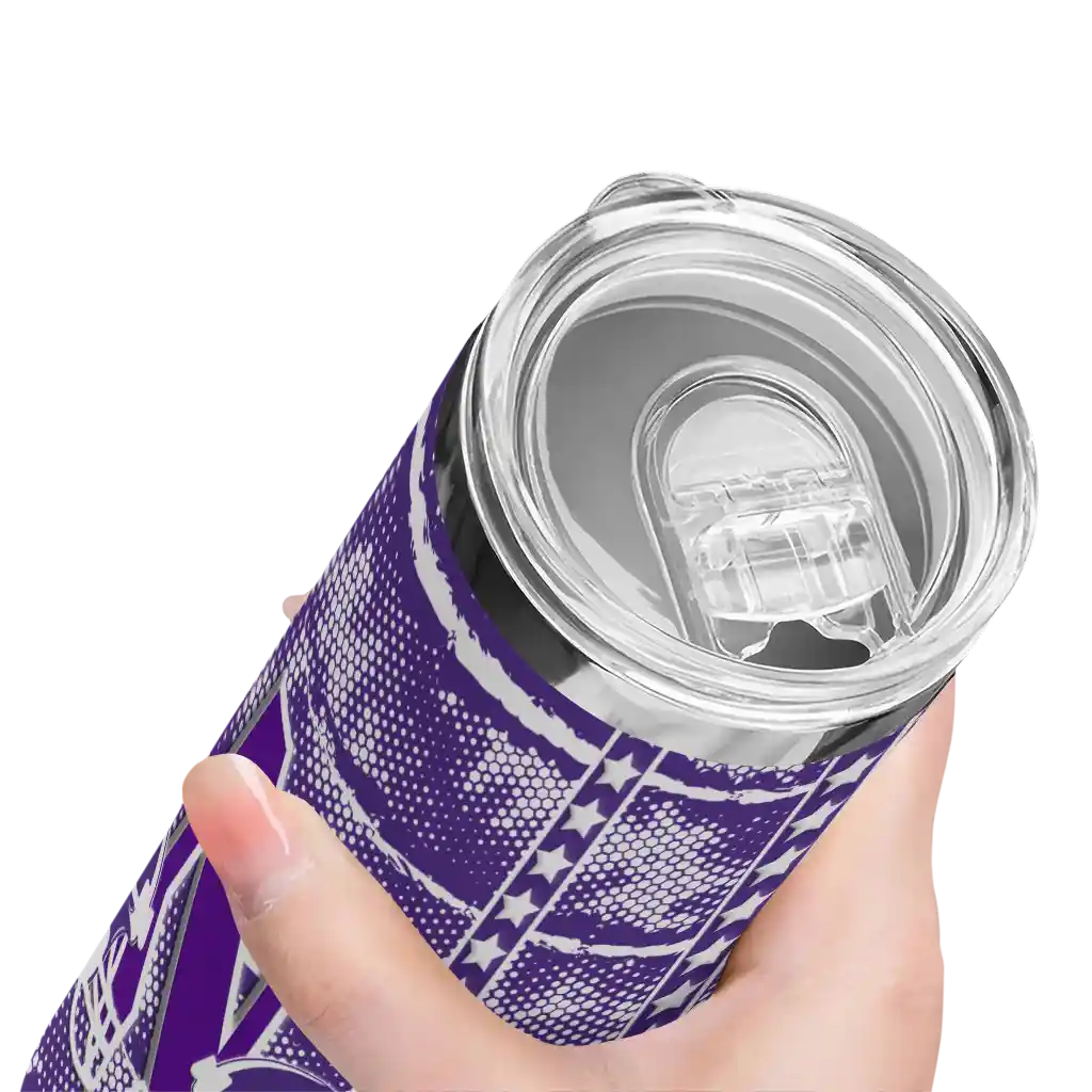 personalized-northwestern-wildcats-chevron-patch-purple-skinny-tumbler-high-quality.webp