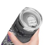 personalized-northwestern-wildcats-chevron-v-purple-gray-skinny-tumbler-best-selling-1.webp