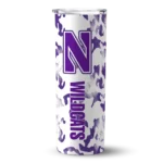 personalized-northwestern-wildcats-claw-marks-purple-white-skinny-tumbler-best-selling.webp