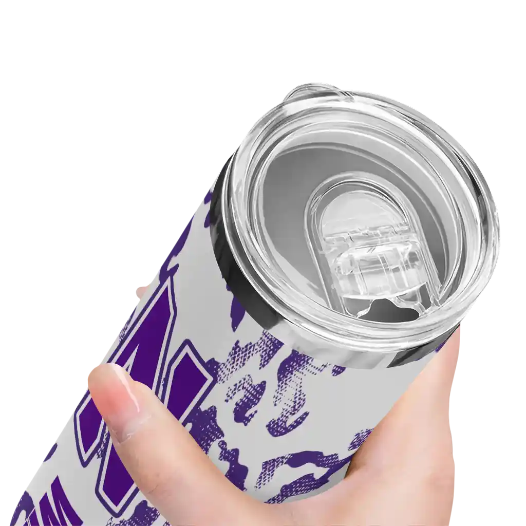 personalized-northwestern-wildcats-claw-marks-purple-white-skinny-tumbler-high-quality.webp