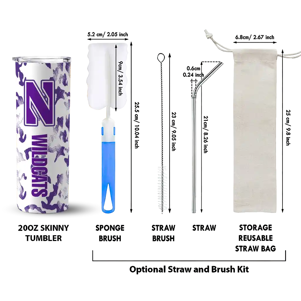 personalized-northwestern-wildcats-claw-marks-purple-white-skinny-tumbler-new-arrival.webp
