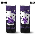 personalized-northwestern-wildcats-hello-kitty-purple-black-skinny-tumbler-best-selling.webp