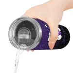 personalized-northwestern-wildcats-hello-kitty-purple-black-skinny-tumbler-best-selling.webp