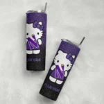 personalized-northwestern-wildcats-hello-kitty-purple-black-skinny-tumbler-best-selling.webp