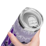 personalized-northwestern-wildcats-spiral-burst-print-purple-skinny-tumbler-best-selling-1.webp