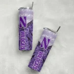personalized-northwestern-wildcats-spiral-burst-print-purple-skinny-tumbler-best-selling-1.webp
