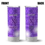 personalized-northwestern-wildcats-starburst-tiles-purple-skinny-tumbler-best-selling.webp