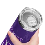 personalized-northwestern-wildcats-torn-band-purple-white-skinny-tumbler-best-selling.webp