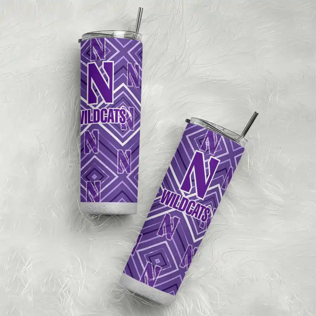 personalized-northwestern-wildcats-zipper-leopard-purple-skinny-tumbler-top-rated.webp