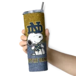 personalized-notre-dame-fighting-irish-snoopy-attitude-navy-skinny-tumbler-best-selling.webp