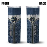 personalized-notre-dame-fighting-irish-sparkle-drip-navy-skinny-tumbler-best-selling.webp