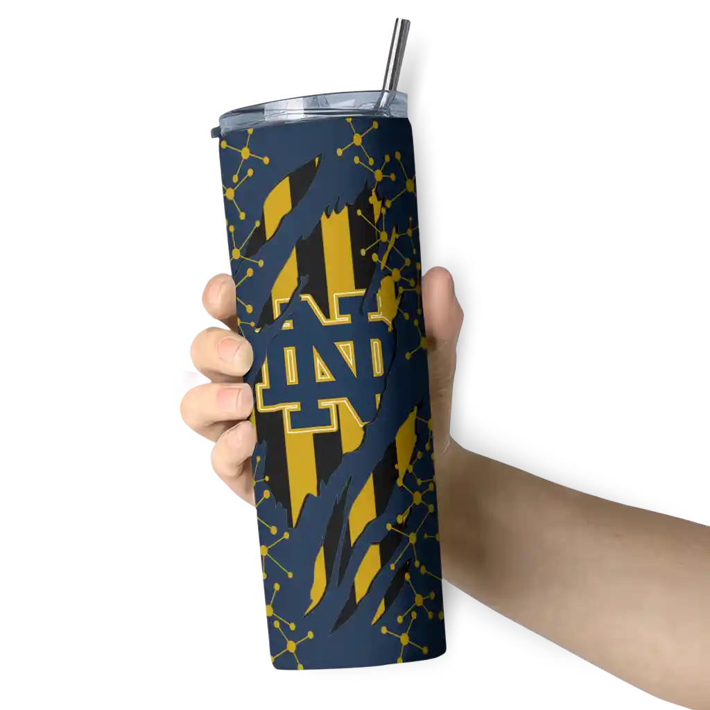 personalized-notre-dame-fighting-irish-star-pop-navy-black-skinny-tumbler-premium-grade-1.webp