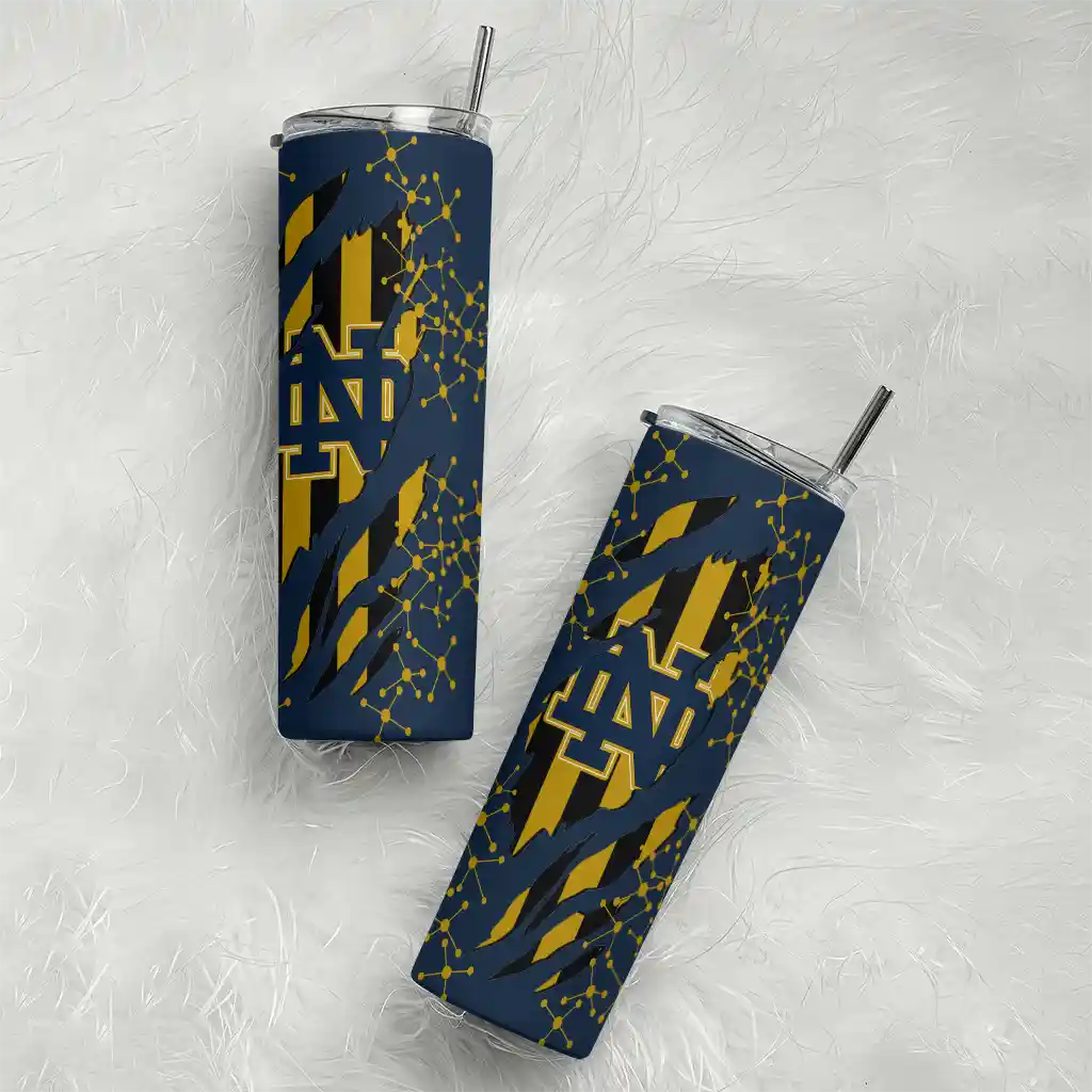 personalized-notre-dame-fighting-irish-star-pop-navy-black-skinny-tumbler-top-rated.webp