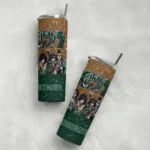 personalized-ohio-bobcats-kiss-band-tan-skinny-tumbler-best-selling.webp