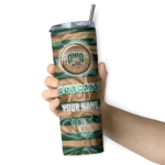 personalized-ohio-bobcats-patterned-waves-green-skinny-tumbler-best-selling-1.webp
