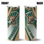 personalized-ohio-bobcats-web-stripes-green-white-skinny-tumbler-best-selling.webp