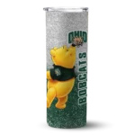 personalized-ohio-bobcats-winnie-the-pooh-green-gray-skinny-tumbler-best-selling.webp
