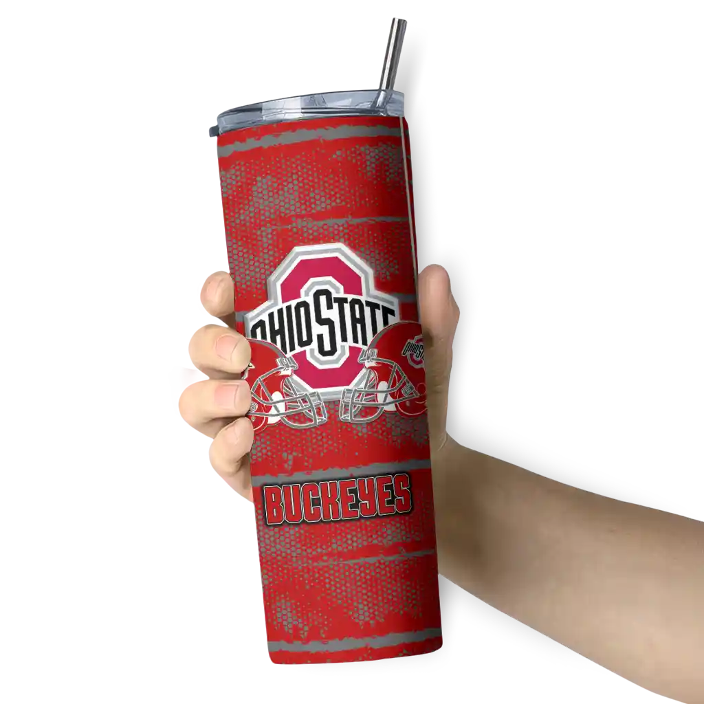 personalized-ohio-state-buckeyes-chevron-patch-scarlet-skinny-tumbler-premium-grade.webp