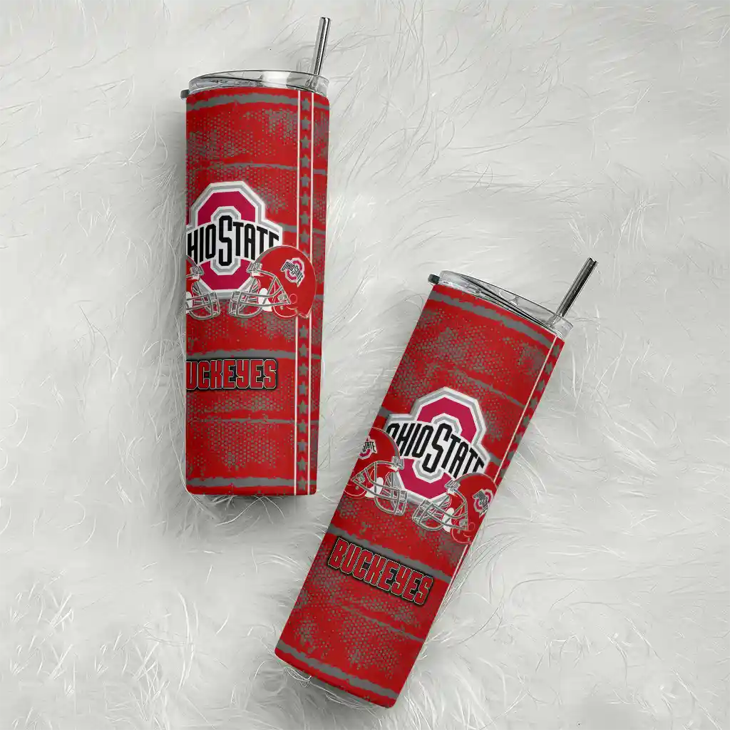 personalized-ohio-state-buckeyes-chevron-patch-scarlet-skinny-tumbler-top-rated.webp