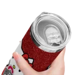 personalized-ohio-state-buckeyes-hello-kitty-scarlet-black-skinny-tumbler-best-selling-1.webp