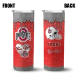 personalized-ohio-state-buckeyes-pixel-fade-scarlet-skinny-tumbler-best-selling-2.webp