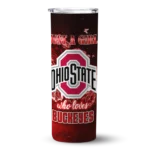personalized-ohio-state-buckeyes-rose-romance-scarlet-black-skinny-tumbler-best-selling.webp
